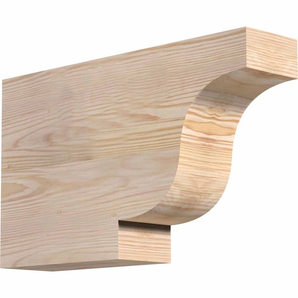 Ekena Millwork Newport Smooth Rafter Tail, Douglas Fir, 3 1/2"W x 10"H x 16"L RFT04X10X16NEW00SDF - main